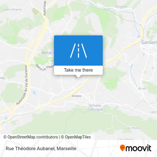 Rue Théodore Aubanel map