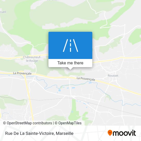 Rue De La Sainte-Victoire map