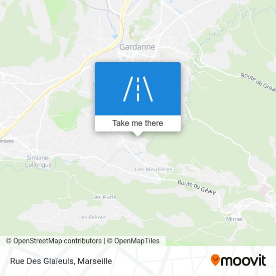 Rue Des Glaïeuls map