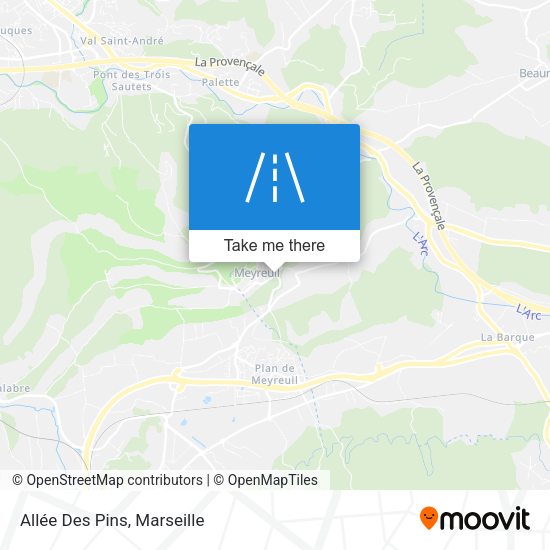 Allée Des Pins map