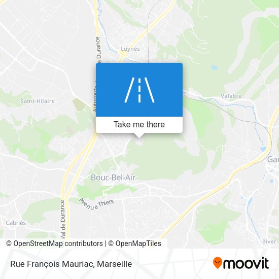 Rue François Mauriac map