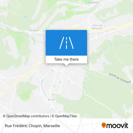 Rue Frédéric Chopin map