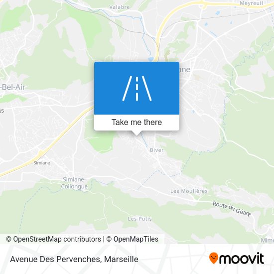 Avenue Des Pervenches map