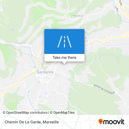 Chemin De La Garde map