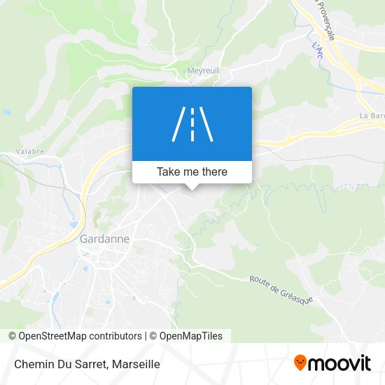 Chemin Du Sarret map