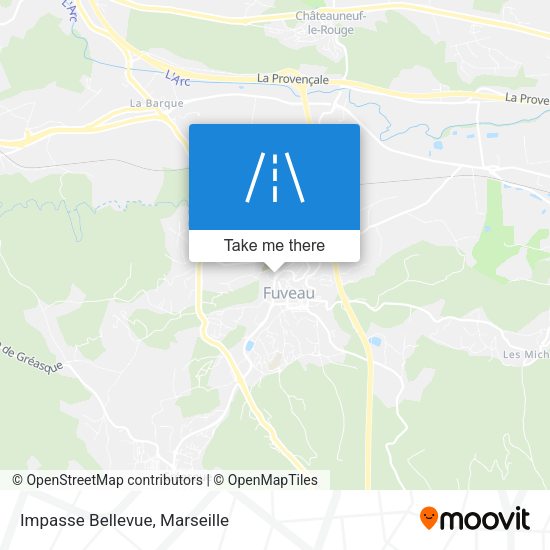 Impasse Bellevue map
