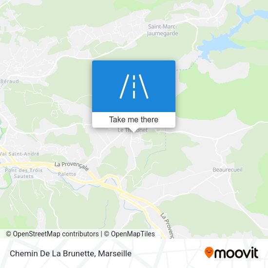 Chemin De La Brunette map