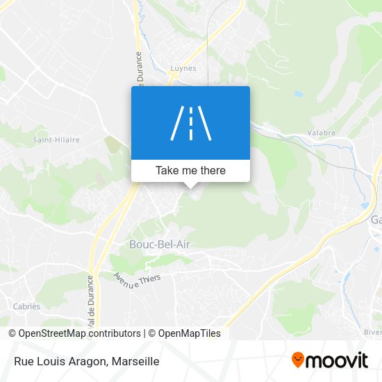 Rue Louis Aragon map