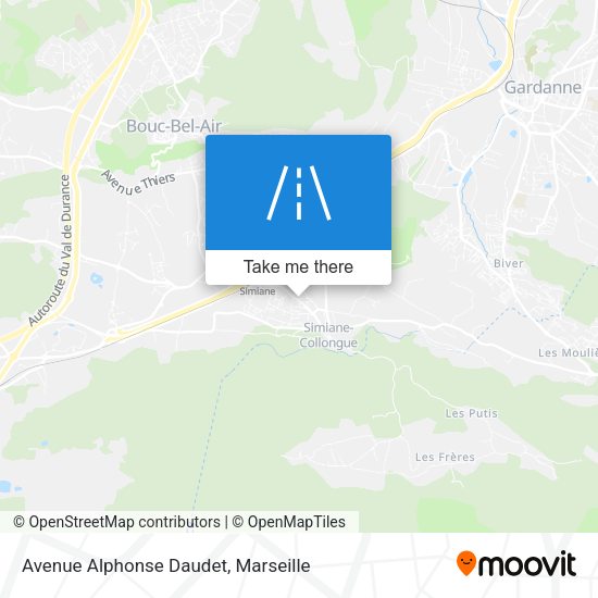 Avenue Alphonse Daudet map