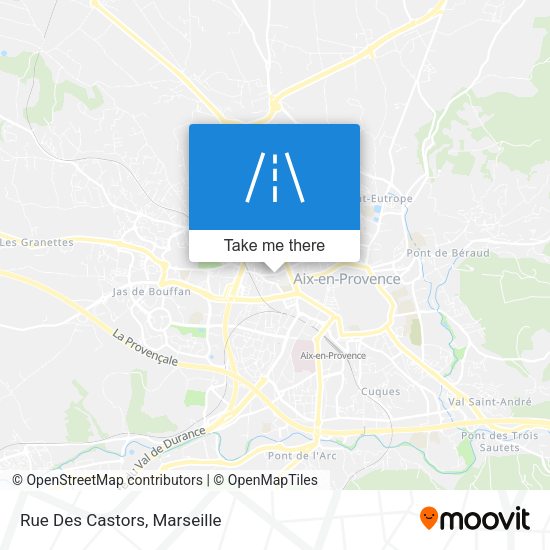 Rue Des Castors map
