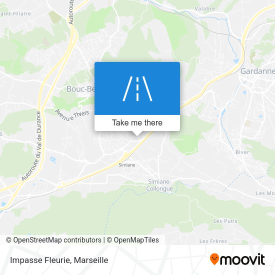 Impasse Fleurie map