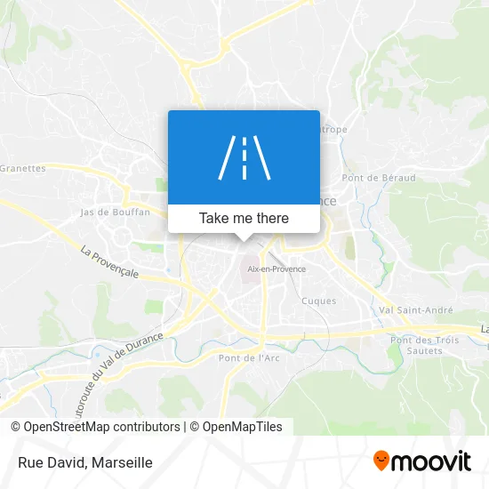 Rue David map