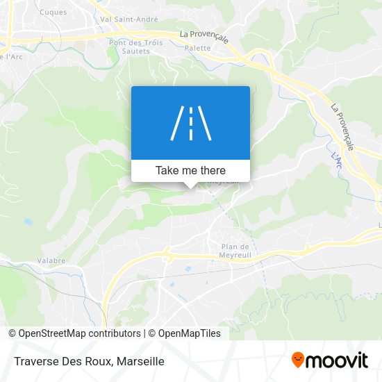 Traverse Des Roux map