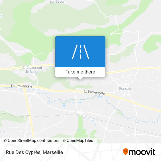Rue Des Cyprès map