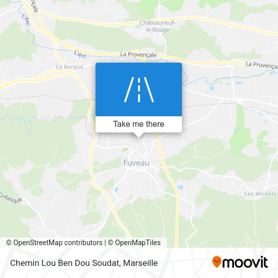 Chemin Lou Ben Dou Soudat map