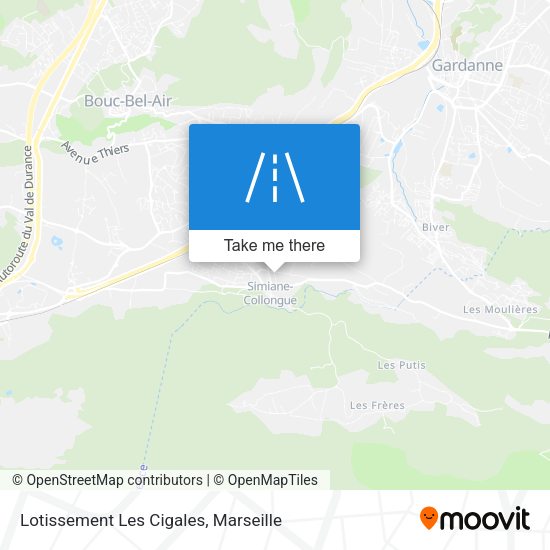 Lotissement Les Cigales map