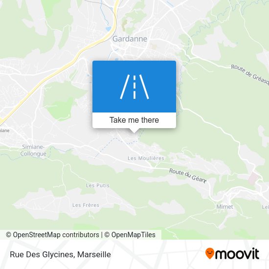 Rue Des Glycines map