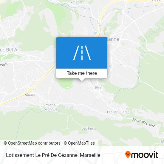 Lotissement Le Pré De Cézanne map