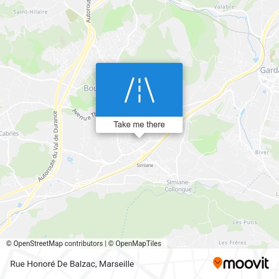 Rue Honoré De Balzac map