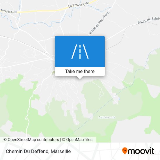 Chemin Du Deffend map