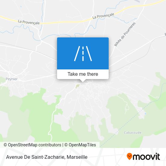 Avenue De Saint-Zacharie map