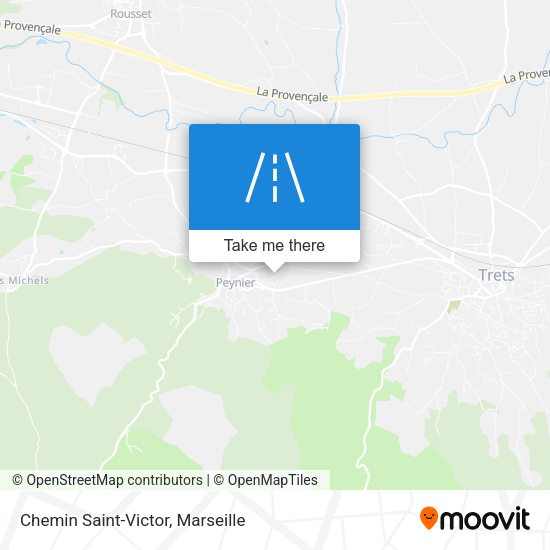 Chemin Saint-Victor map