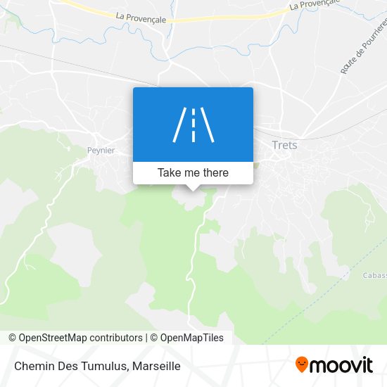 Chemin Des Tumulus map