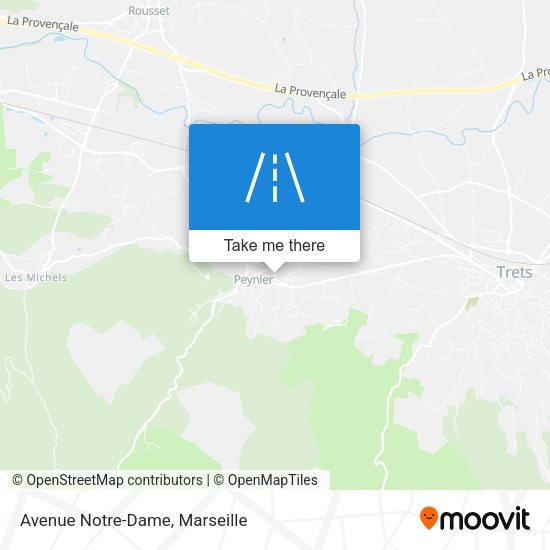 Avenue Notre-Dame map