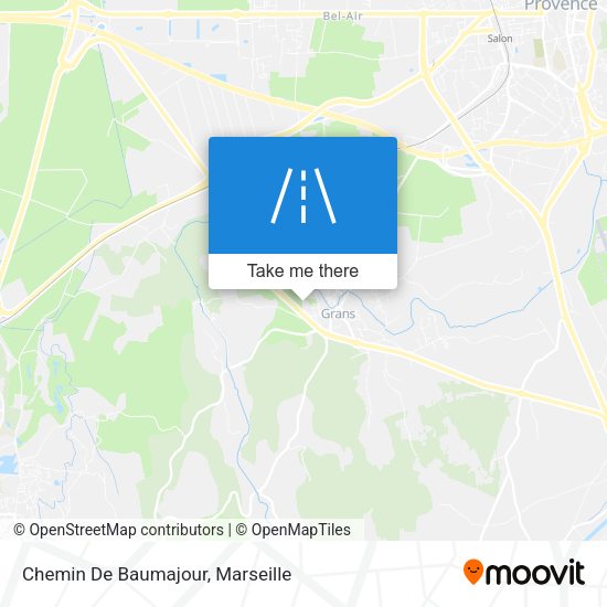 Chemin De Baumajour map