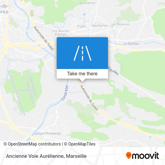 Ancienne Voie Aurélienne map