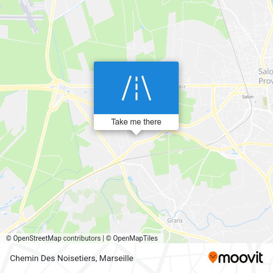 Chemin Des Noisetiers map