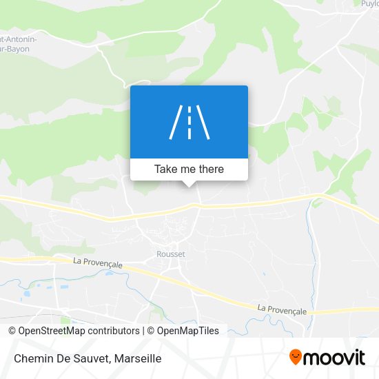 Chemin De Sauvet map
