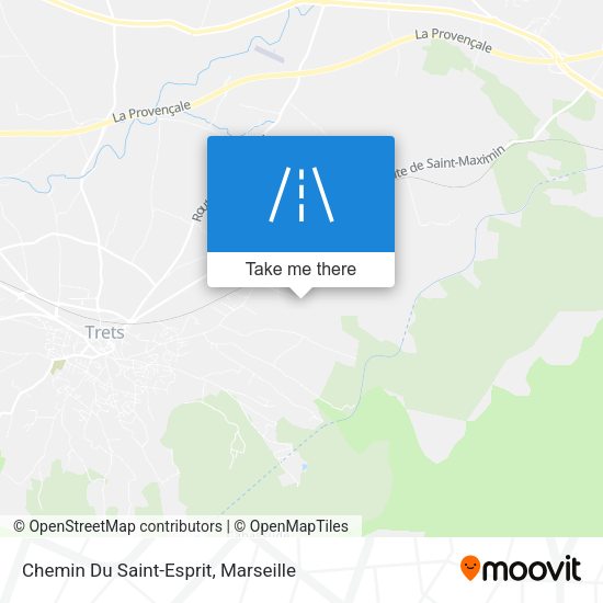 Chemin Du Saint-Esprit map