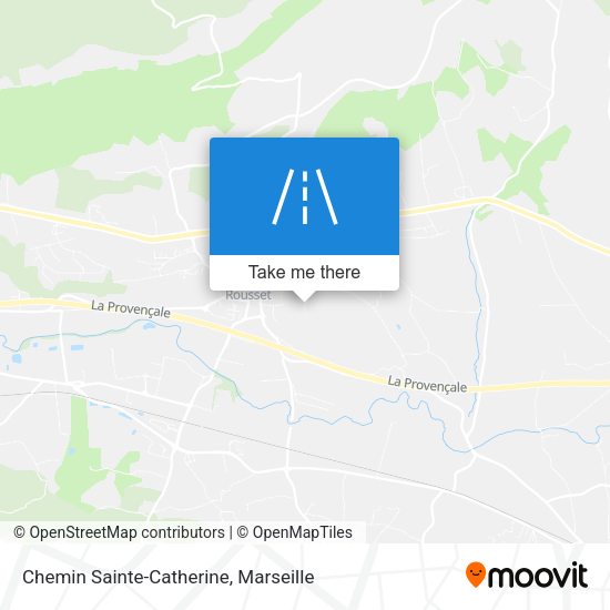 Chemin Sainte-Catherine map