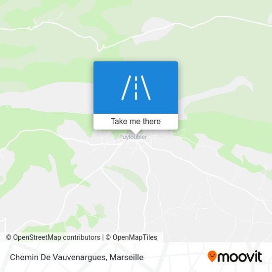 Chemin De Vauvenargues map