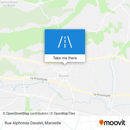 Rue Alphonse Daudet map