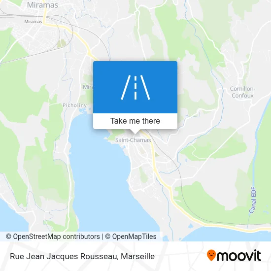 Rue Jean Jacques Rousseau map