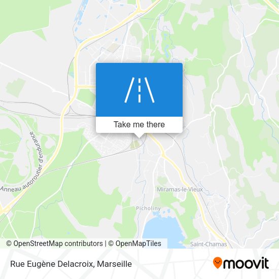 Rue Eugène Delacroix map