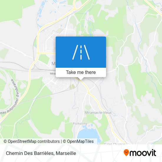 Chemin Des Barrièles map