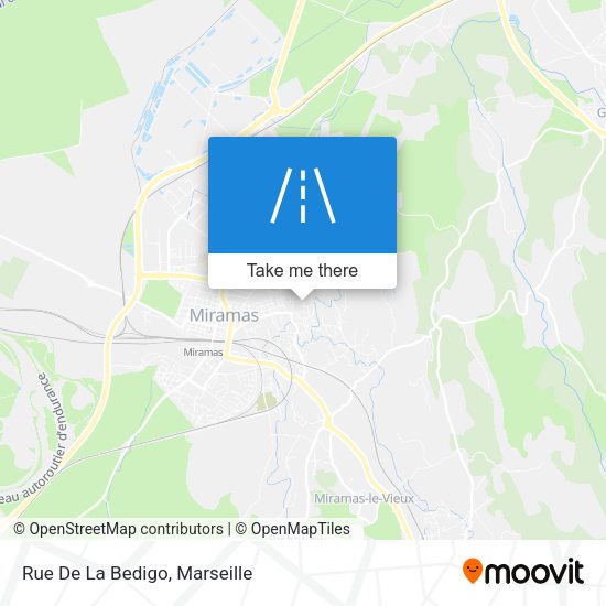 Rue De La Bedigo map