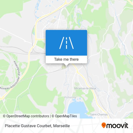 Placette Gustave Courbet map