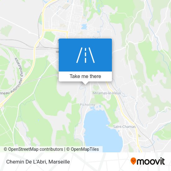 Chemin De L'Abri map