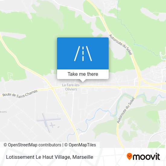 Lotissement Le Haut Village map
