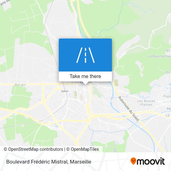 Boulevard Frédéric Mistral map