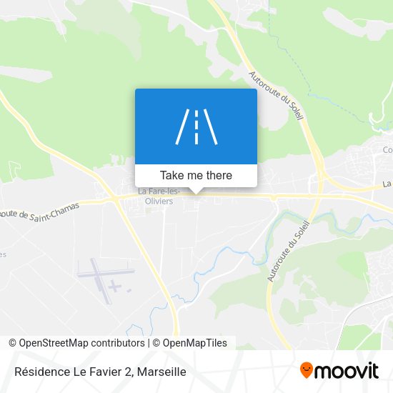 Résidence Le Favier 2 map