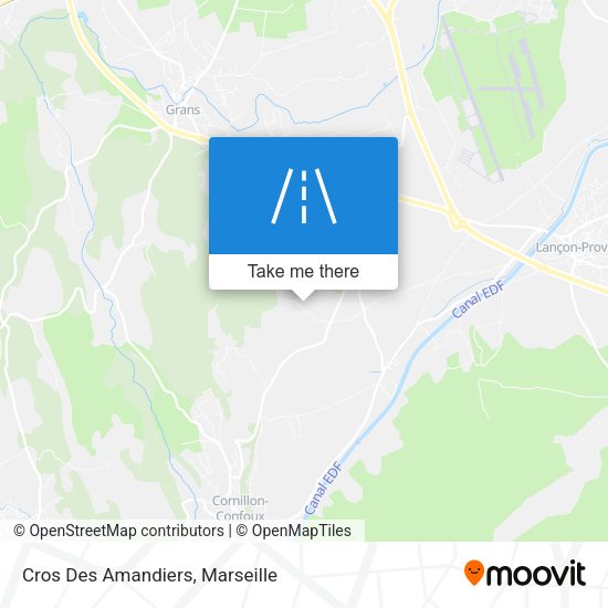 Cros Des Amandiers map