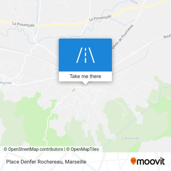 Place Denfer Rochereau map