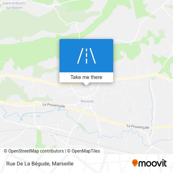 Rue De La Bégude map