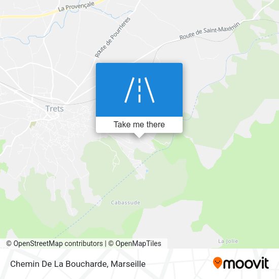 Chemin De La Boucharde map
