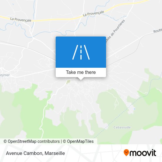 Avenue Cambon map